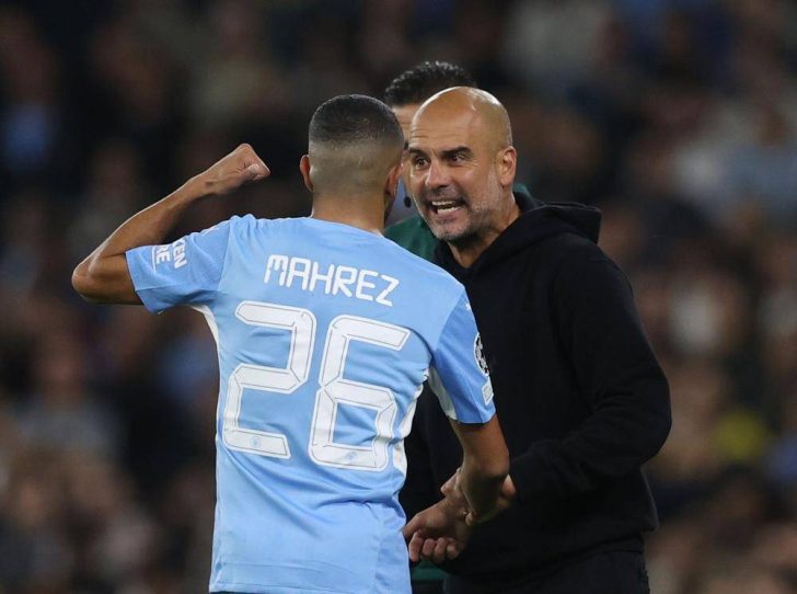 Mahrez se prononce sur la décision de Guardiola de ne pas le titulariser