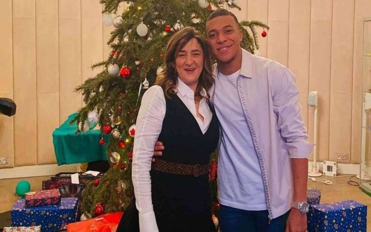 Kylian Mbappé avec sa maman, Fayza Lamari