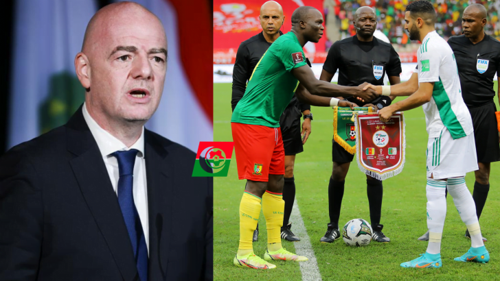 Le président de la FIFA se prononce sur le match Algérie – Cameroun