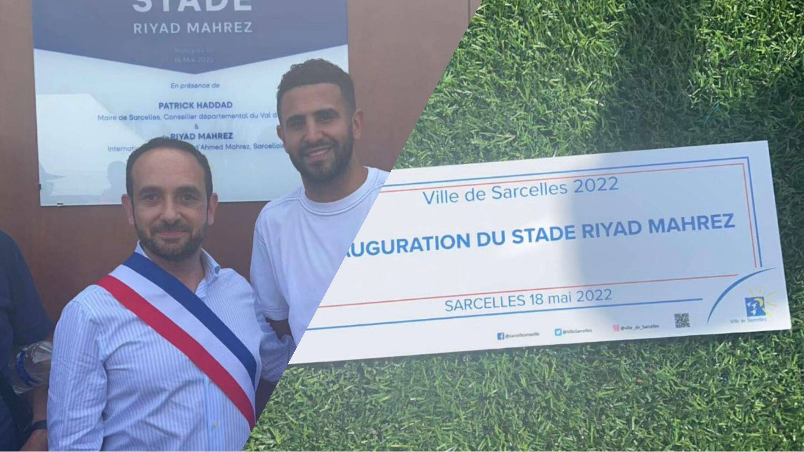 Riyad Mahrez inaugure un stade qui porte son nom en France