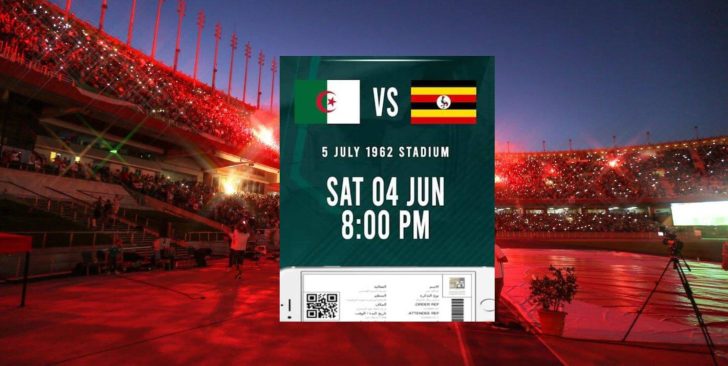 Une première, la vente des billets pour le match de l’Algérie se fera en ligne