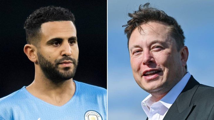 La demande improbable de Riyad Mahrez à Elon Musk