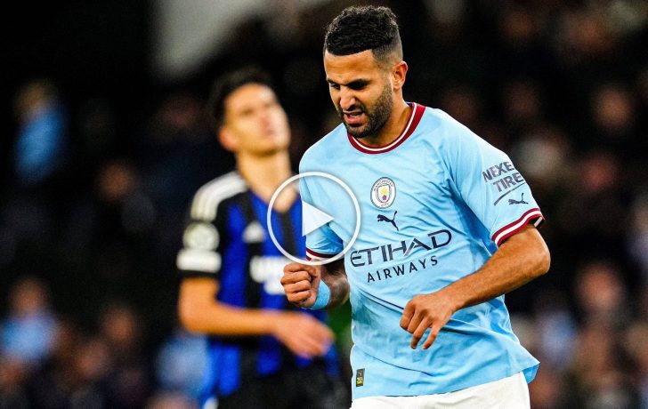 VIDÉO : Riyad Mahrez retrouve ses sensations avec un but, une passe et un superbe geste technique