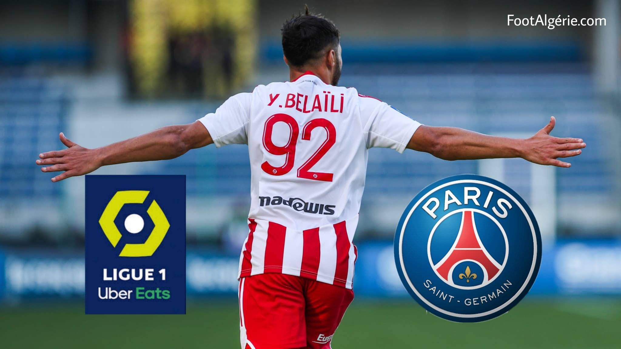 Le match d’Ajaccio de Belaïli face au PSG diffusé gratuitement