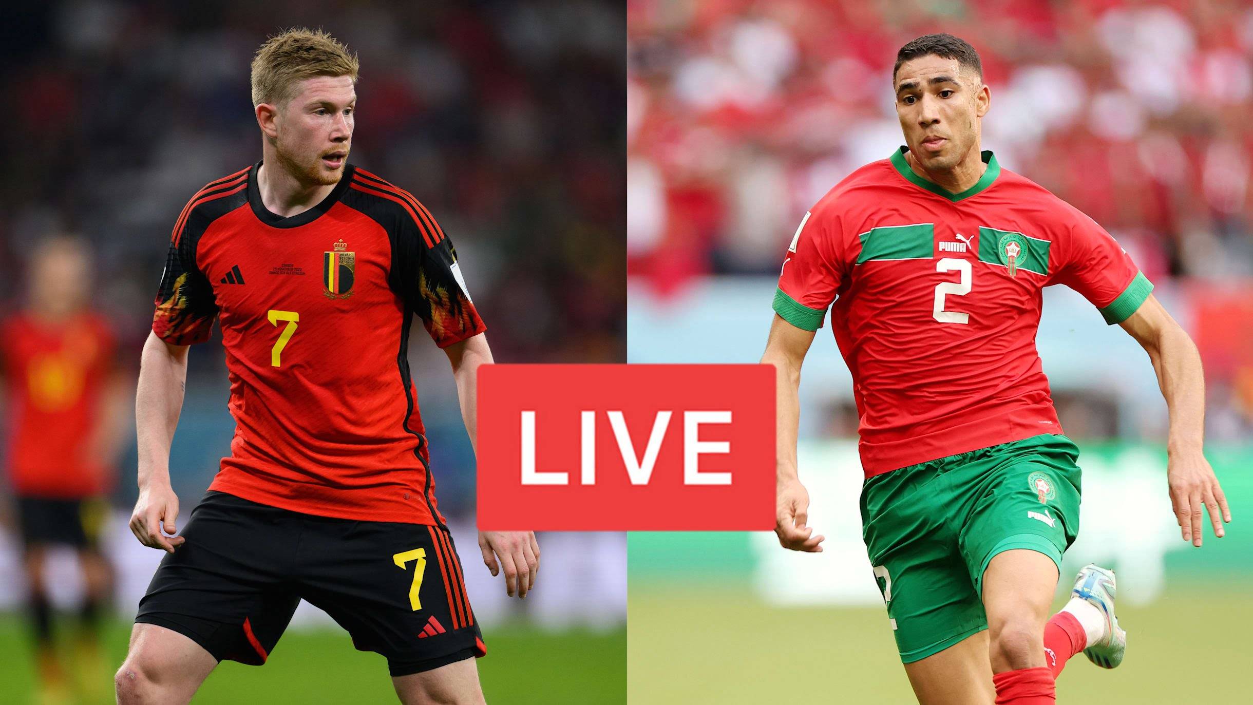 Maroc-Belgique : Chaînes et streaming pour suivre le match