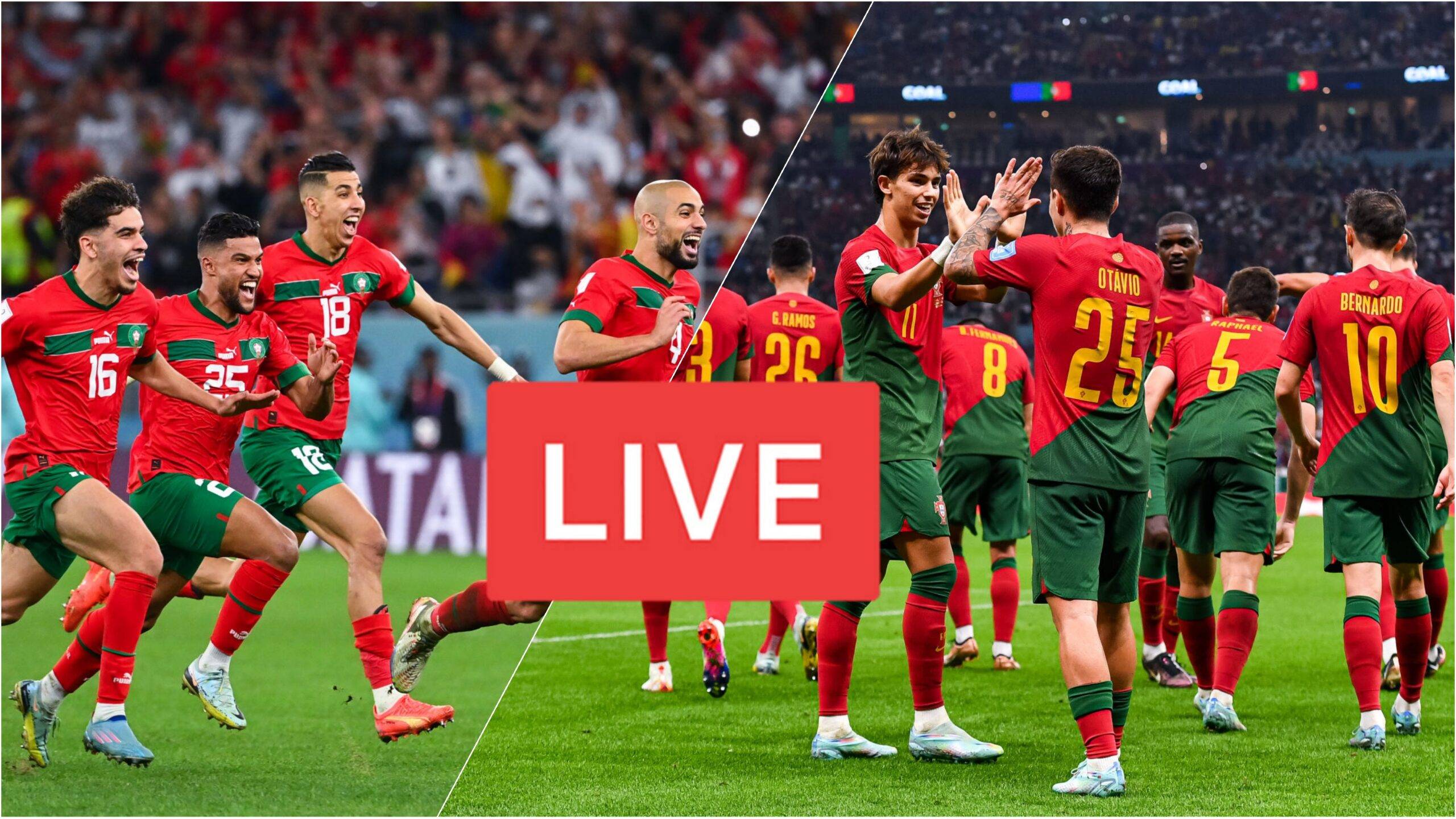 Maroc-Portugal : Chaînes et streaming pour voir le match