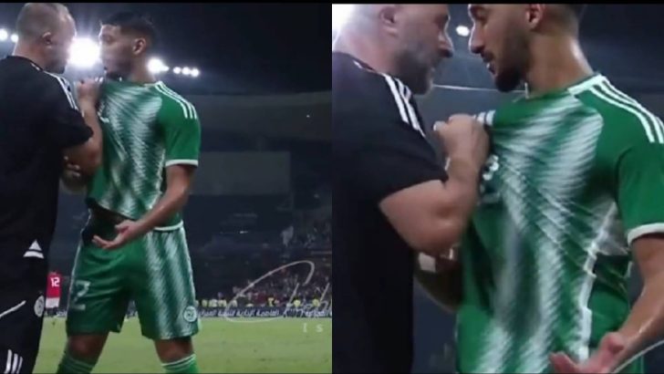 Algérie – Égypte : Grosse altercation entre Belmadi et Benrahma (VIDÉO)