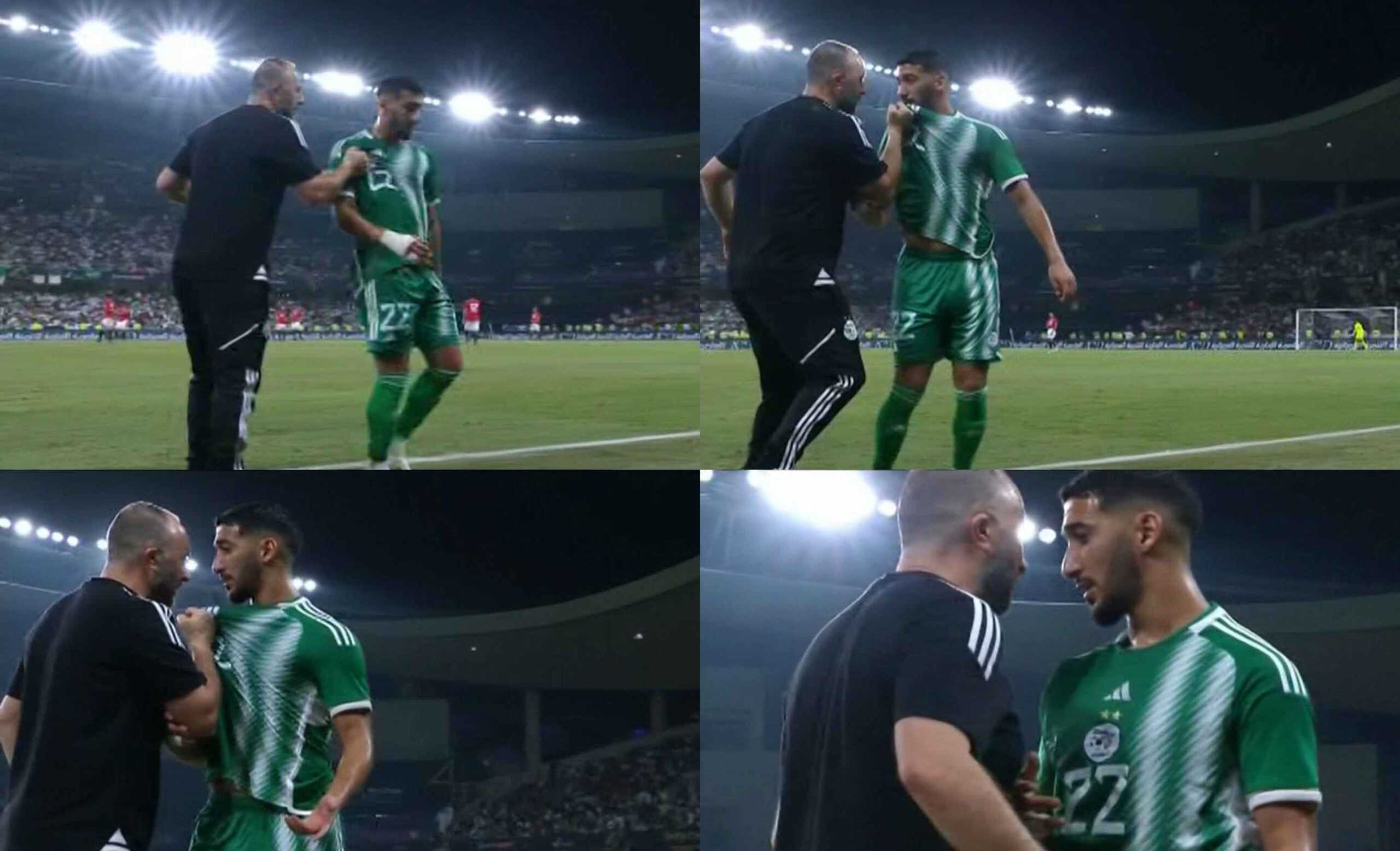 Belmadi s’explique sur son altercation avec Benrahma