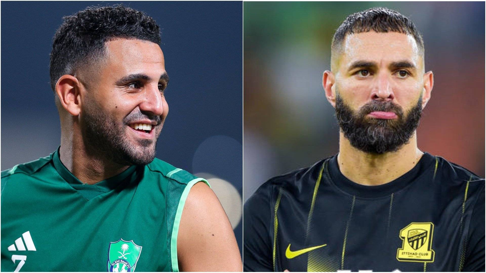 Mahrez au coude à coude avec Benzema en Arabie Saoudite