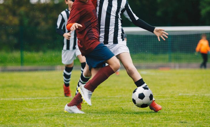 Photo d'un entraînemen de football